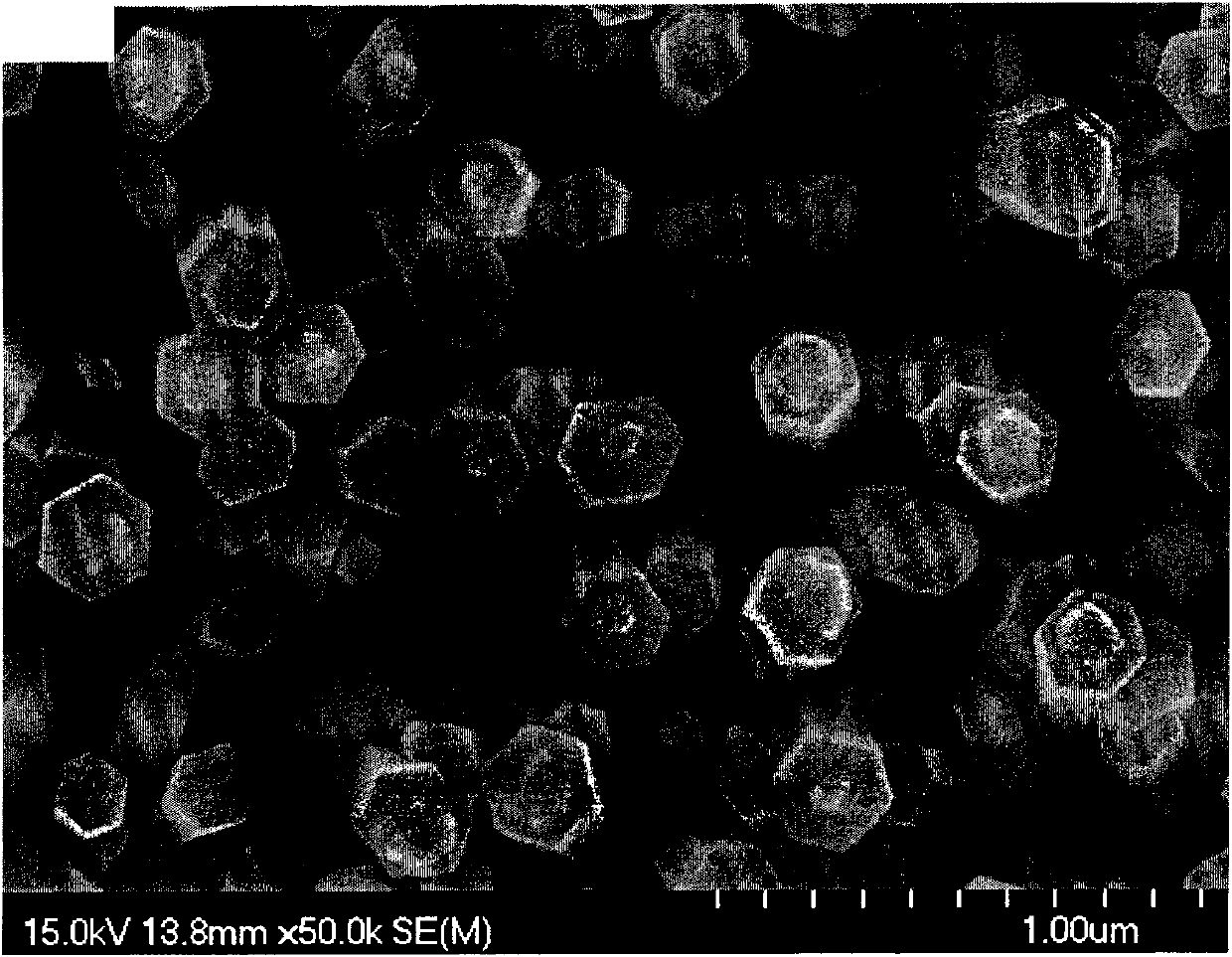 Method for preparing zinc oxide nano column array field emission component