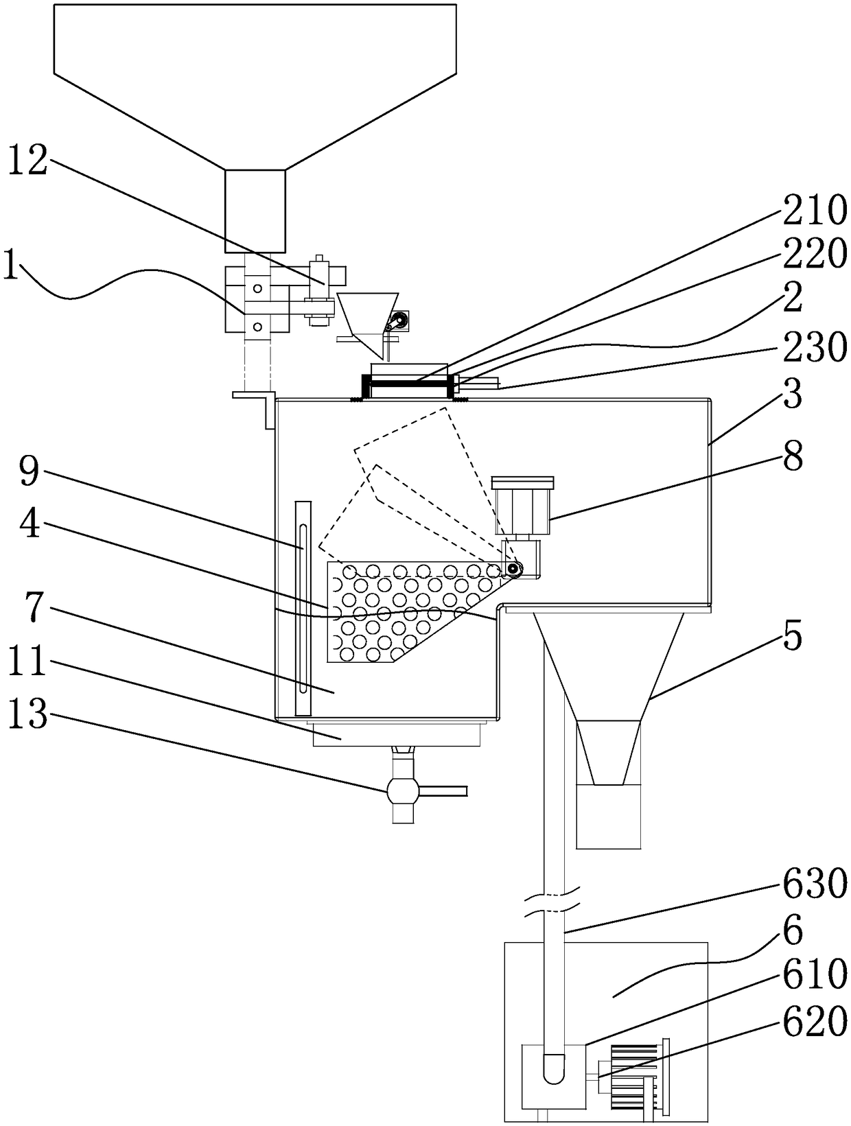 A multi-station automatic fryer device for food