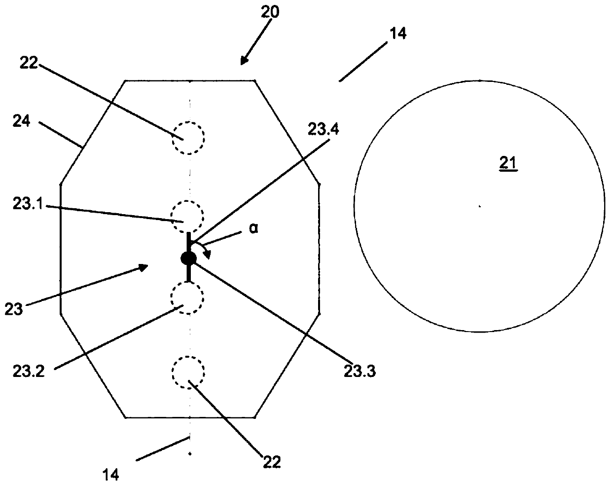 Floating roller for a packaging machine and method for threading a sheet web thereon