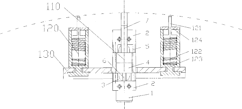 Device and method for positioning, clamping and installing any curved sheet piece in plane