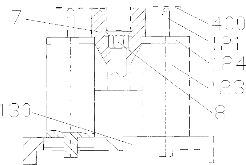 Device and method for positioning, clamping and installing any curved sheet piece in plane