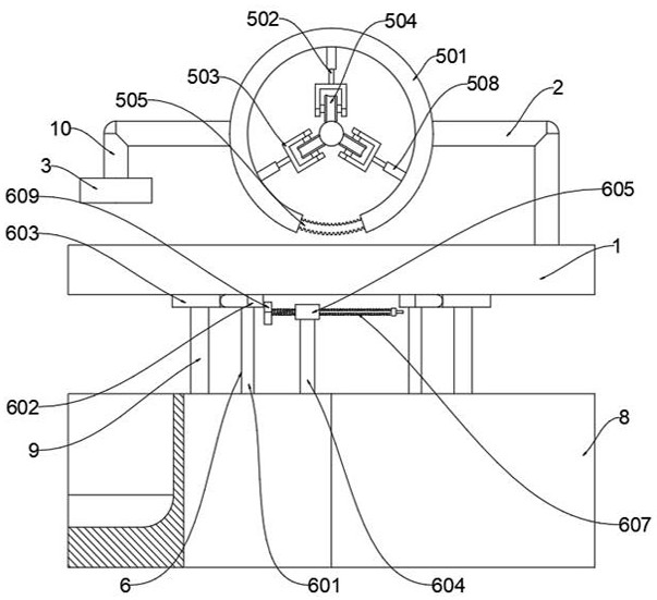 Line fault indicator dismounting device for high-altitude transformer