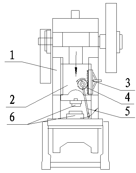 Press machine safety protection device preventing hands from being pressed