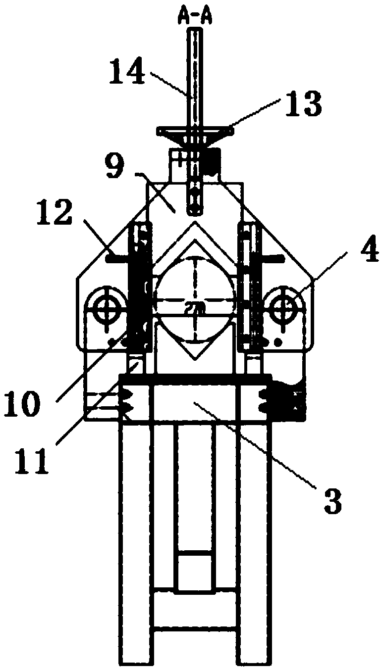 Sleeve-type oil cylinder assembly table