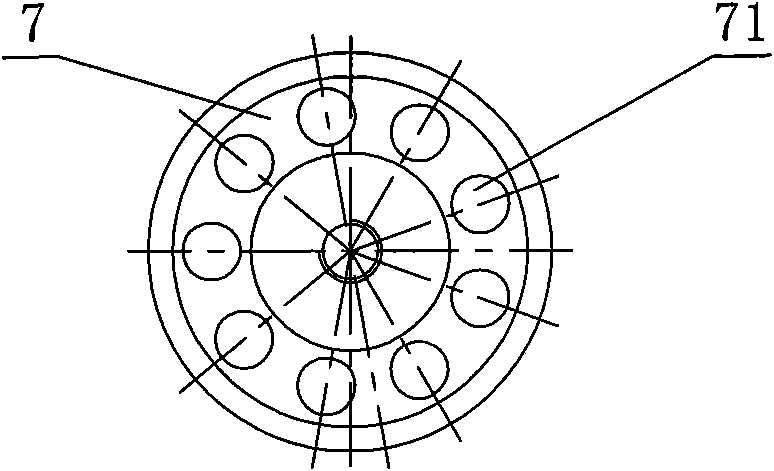 Liquid excess pressure energy recovery device