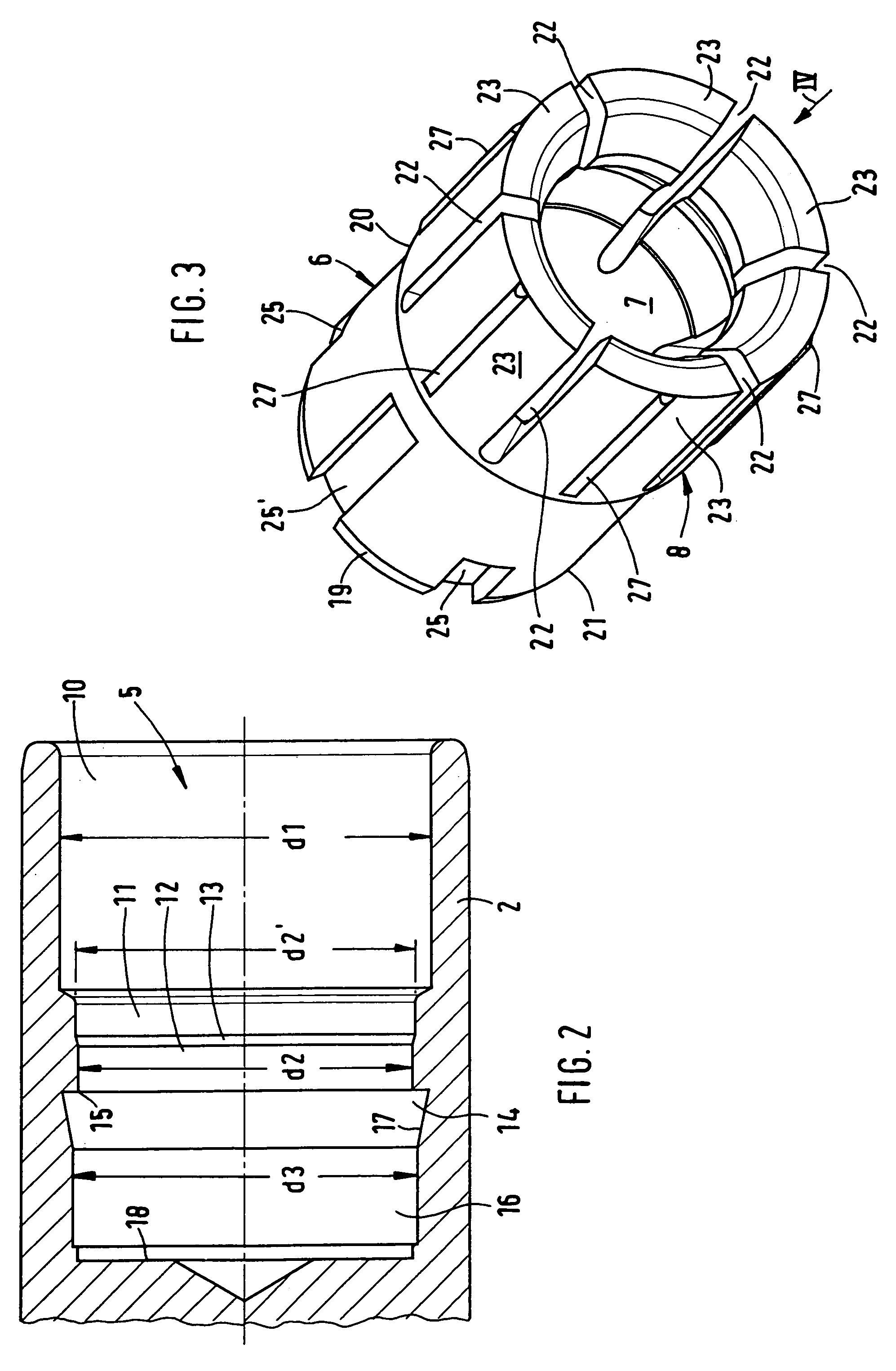 Piston arrangement of a hydraulic actuating device on motor vehicles