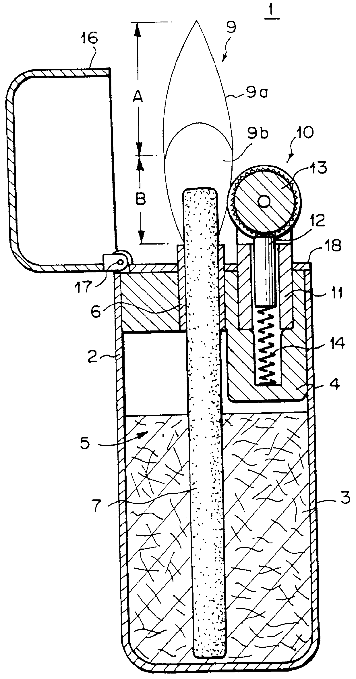 Liquid fuel for combustion appliances and combustion appliance using the same