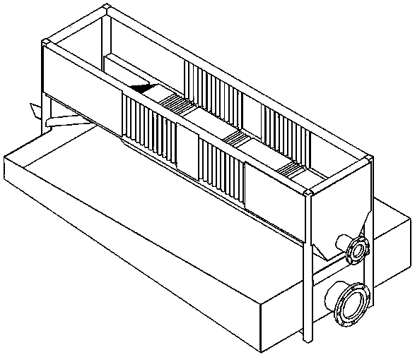 Water gushing type cleaning and screening machine