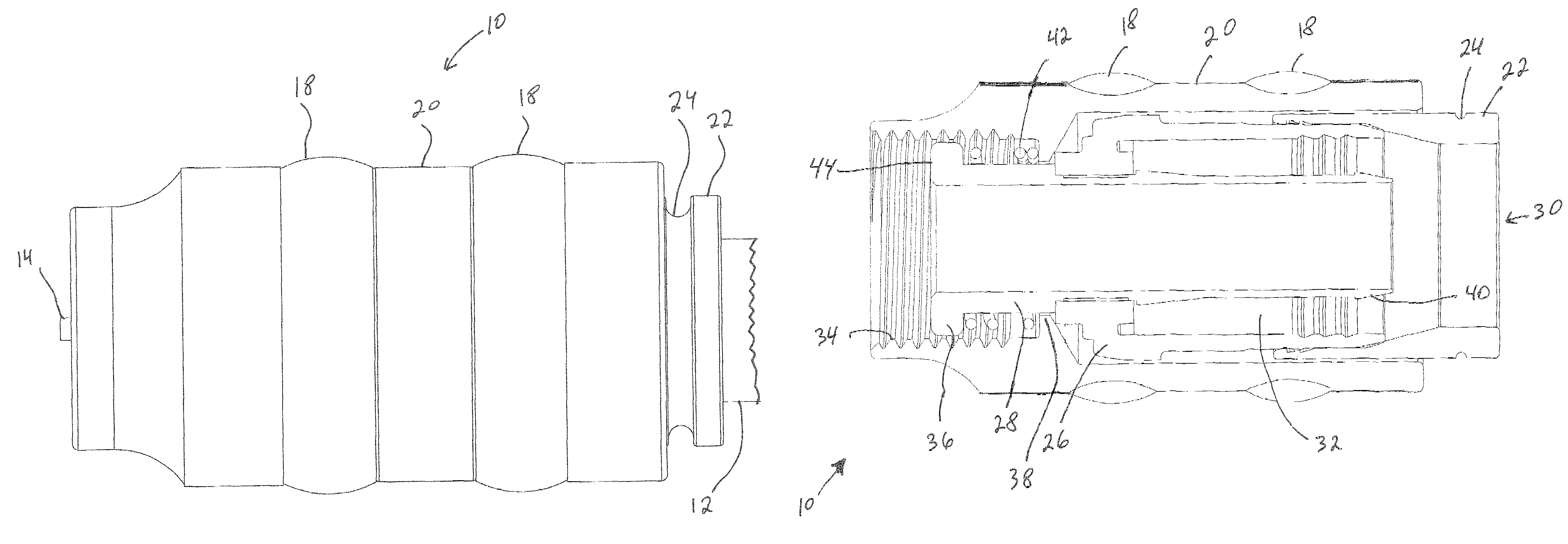 Tightening indicator for coaxial cable connector