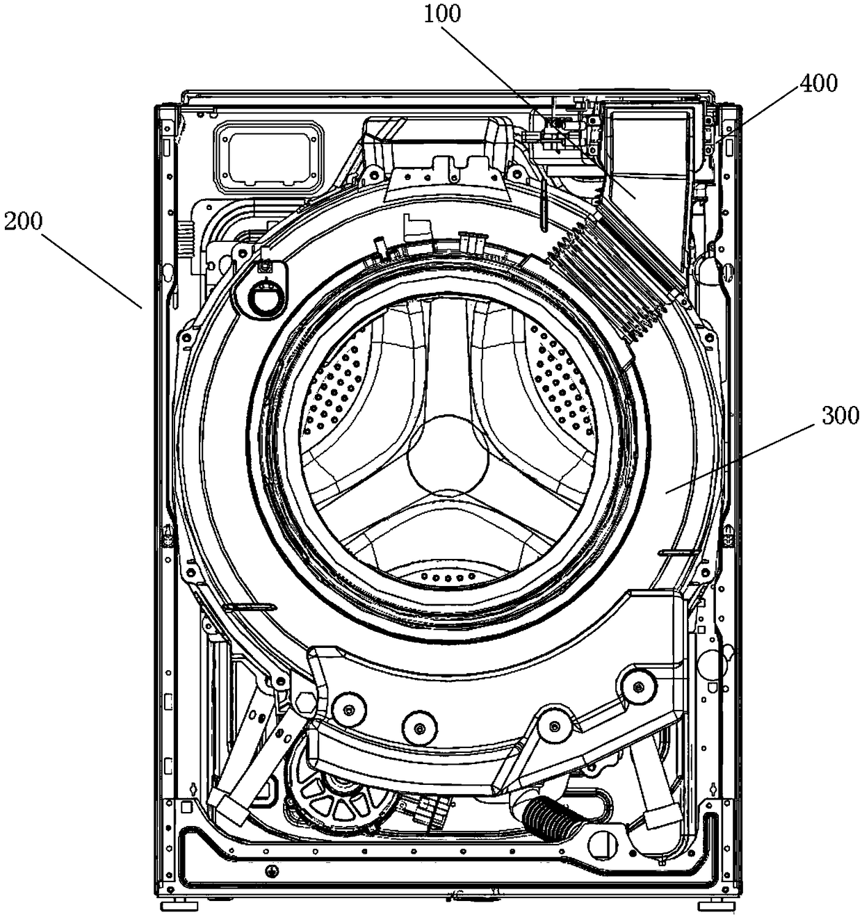 Integrated washing and drying machine