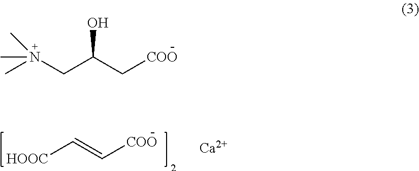 L-carnitine calcium fumarate, preparation method and application for the same