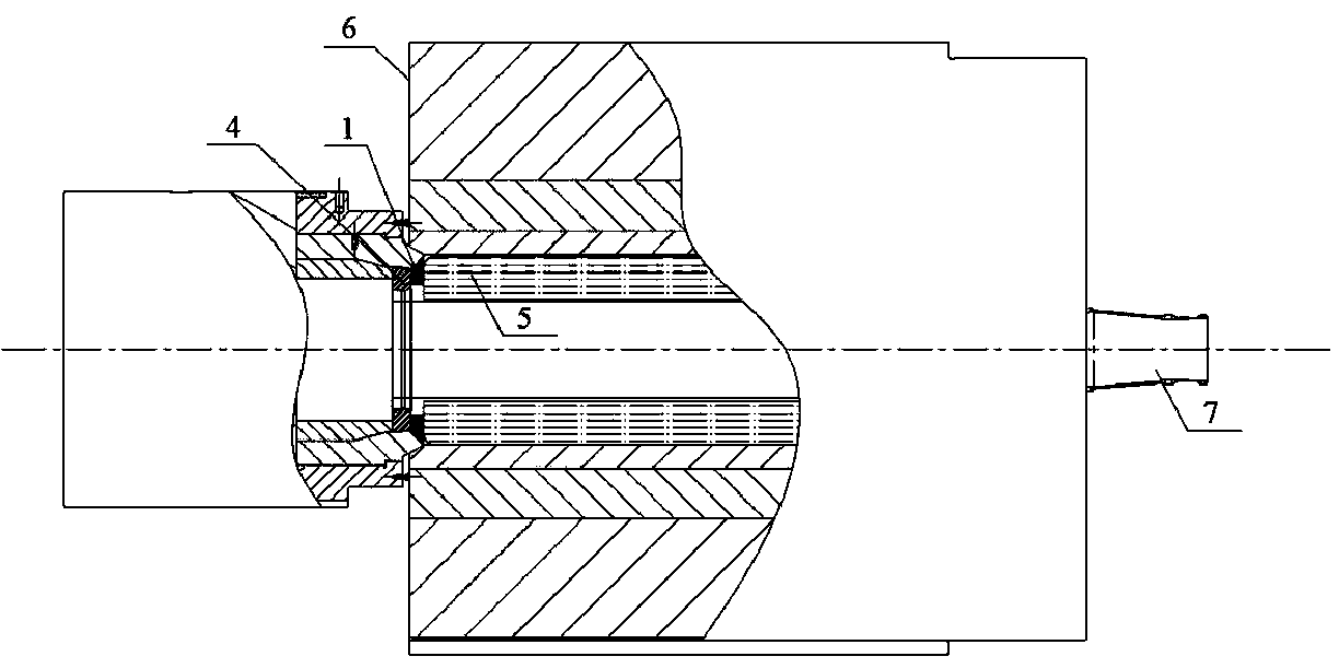 Glass lubricating cushion for hot extrusion and capable of reducing extrusion force