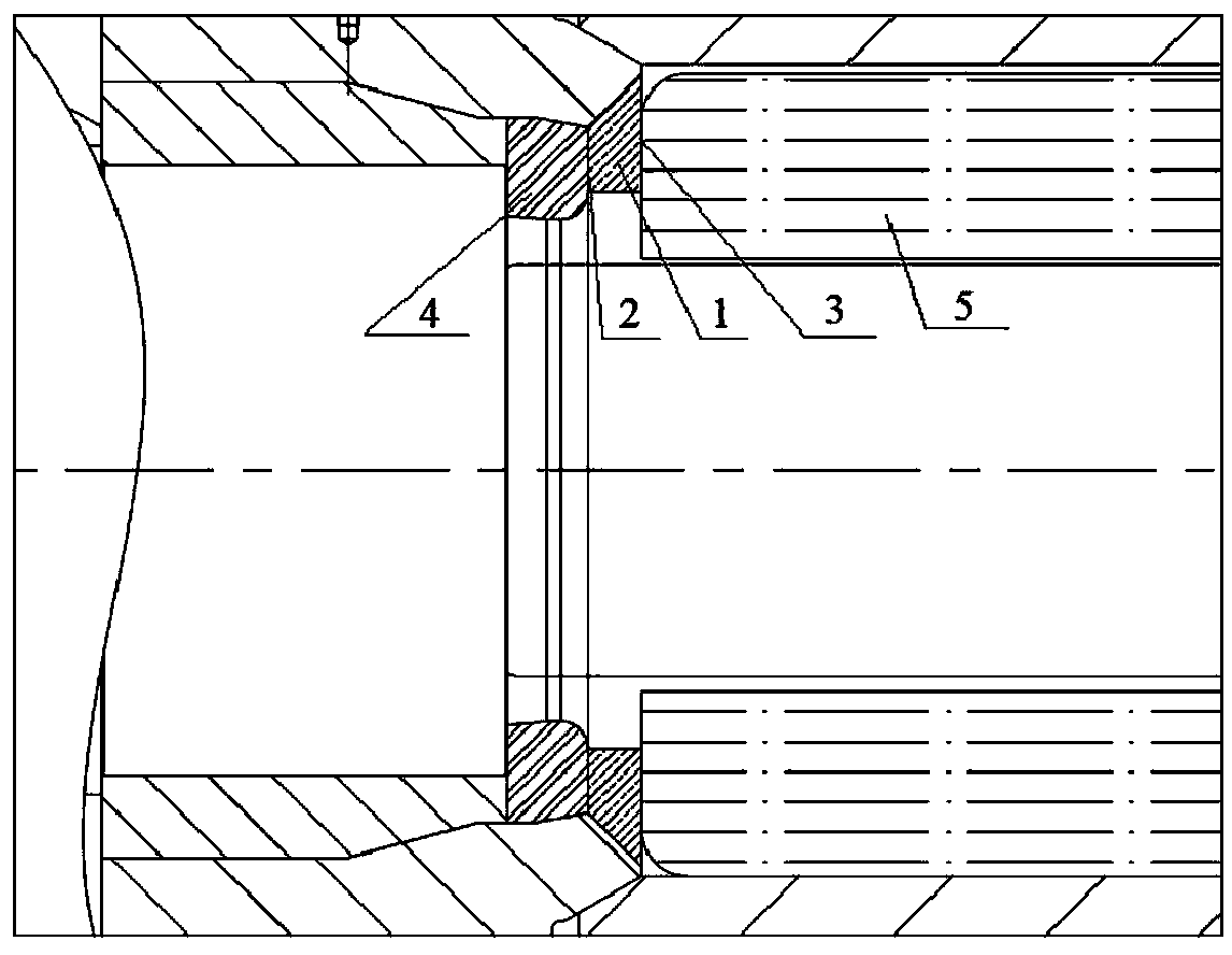 Glass lubricating cushion for hot extrusion and capable of reducing extrusion force