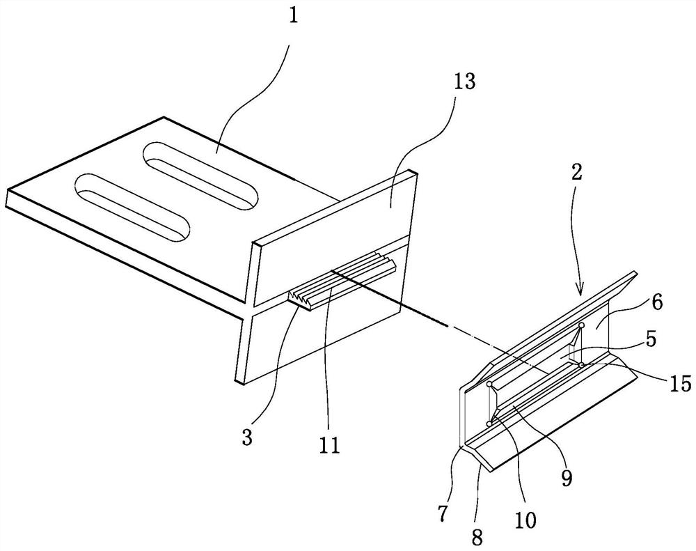 Elastic anti-loosening locking mechanism and its fasteners for wall hangings