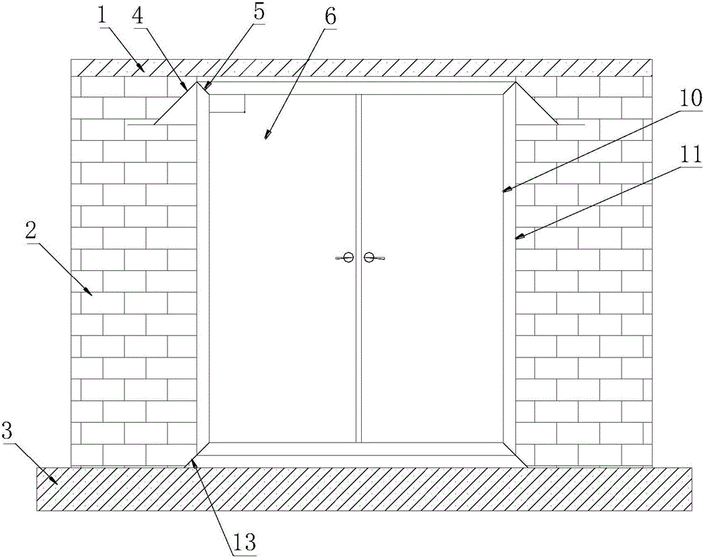 Suspended fireproof aseismic door