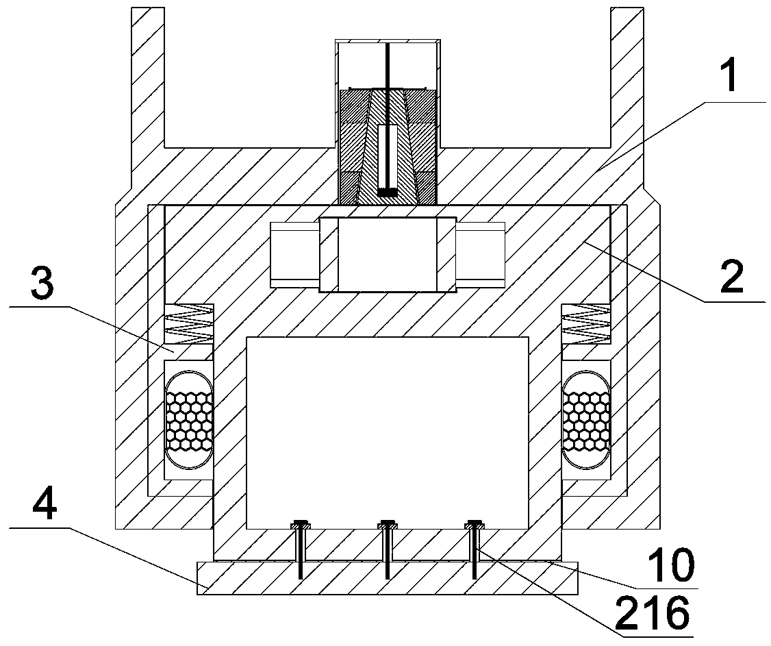 A connection damping device for continuous girder bridges with hierarchical control and two-way seismic resistance