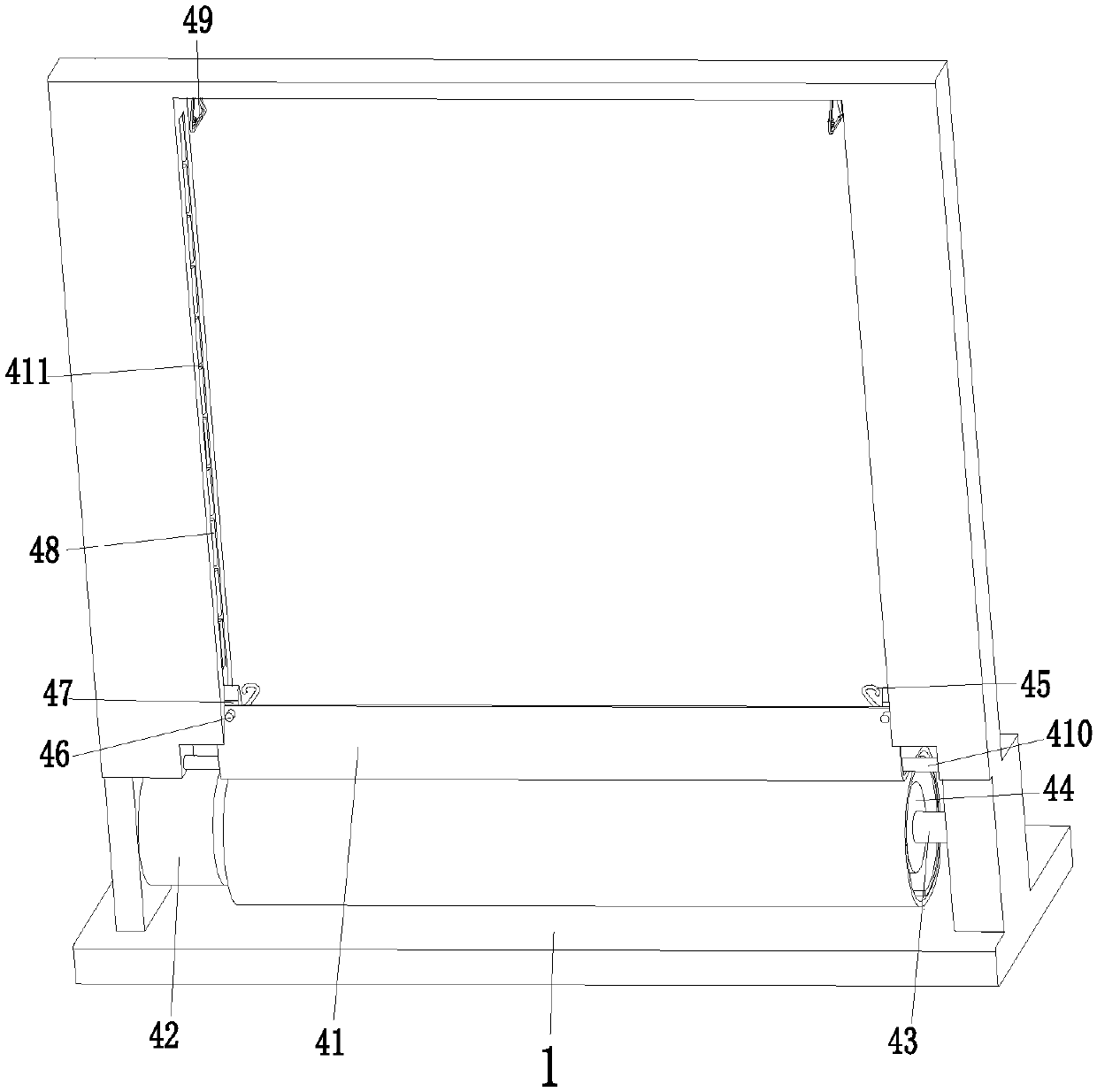 inventionNew type barn grille semi-trailer car