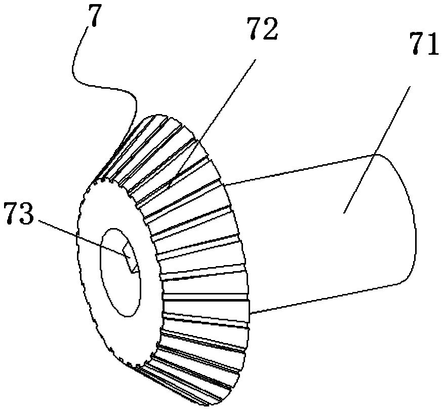 Engineering machine part polishing device