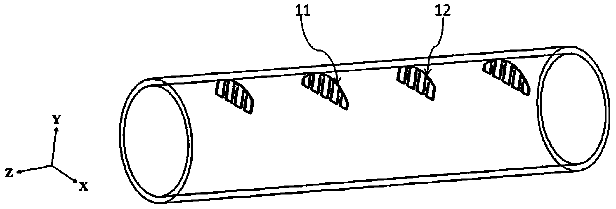 Structure for preventing and reducing hazard of retention air mass in deep regulation and storage tunnel