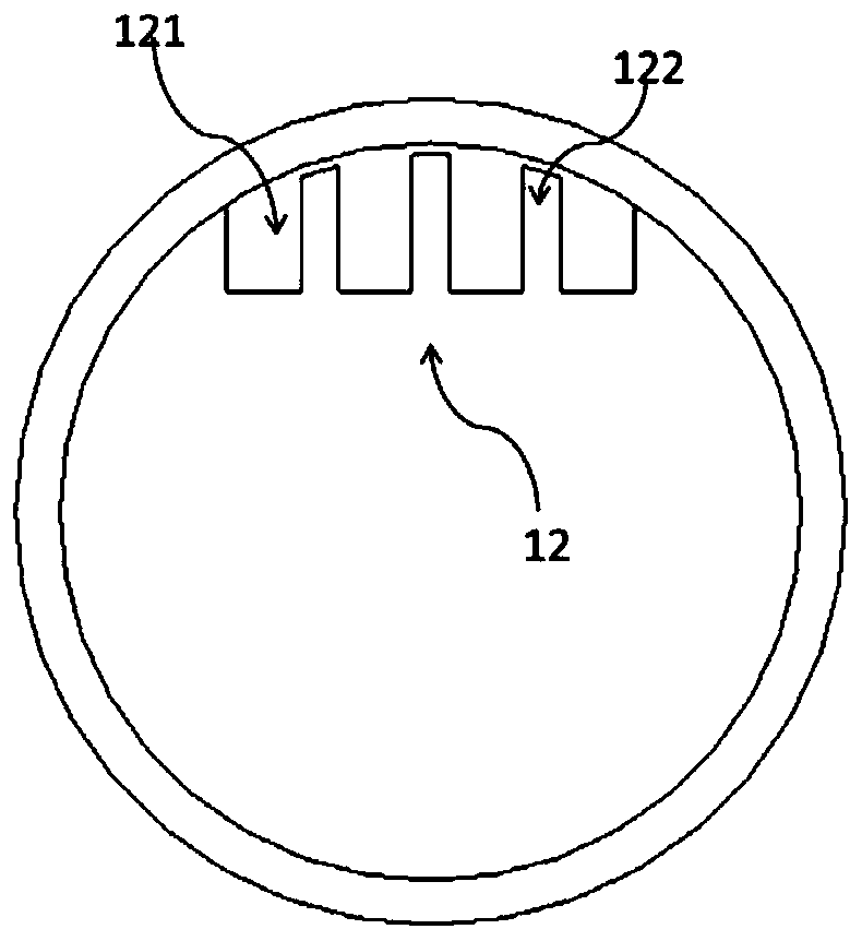 Structure for preventing and reducing hazard of retention air mass in deep regulation and storage tunnel