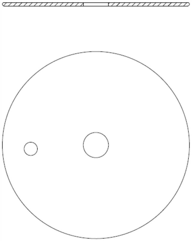 An energy storage airbag connecting pipe sealing device and sealing method