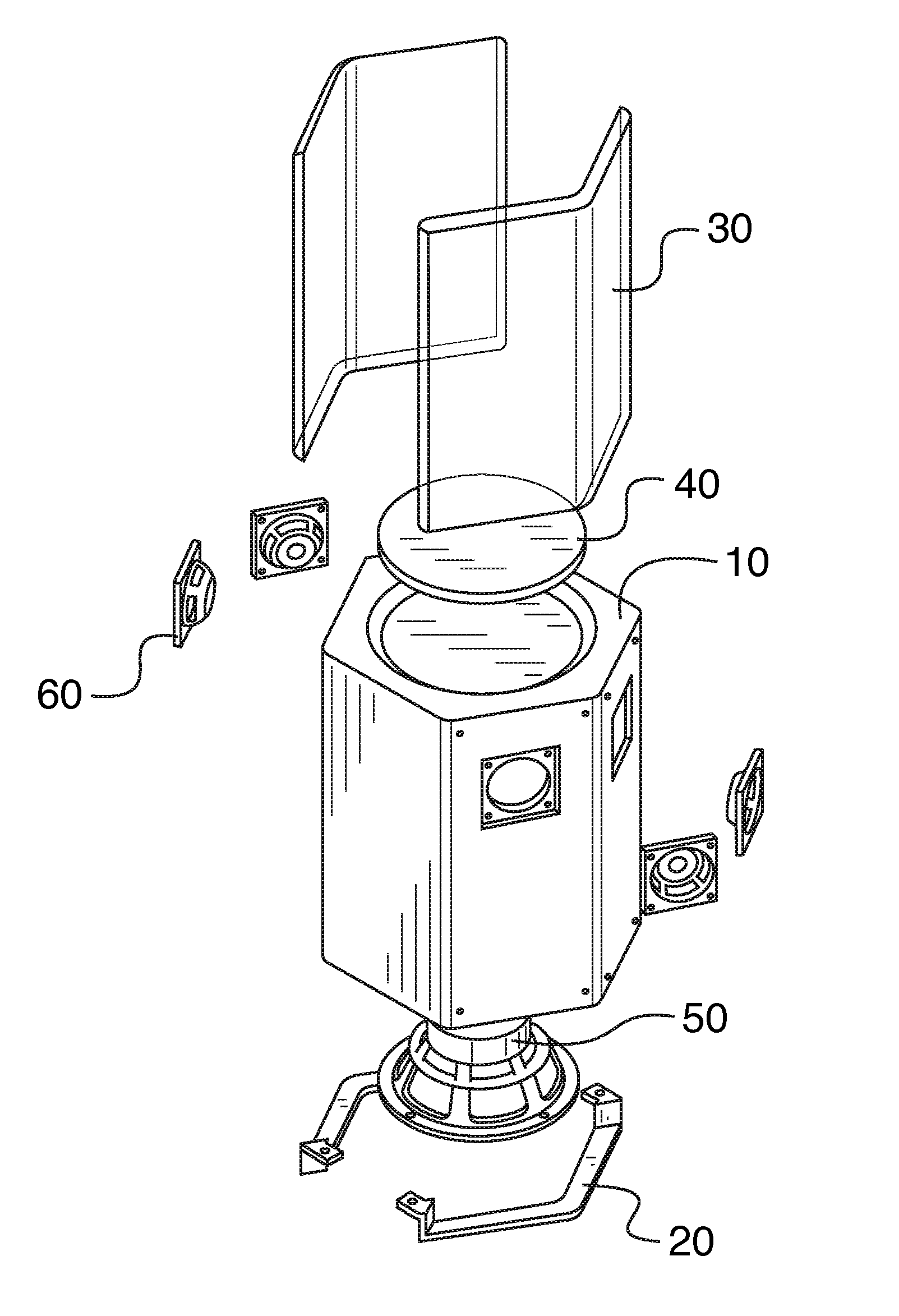 Honeycomb speaker system