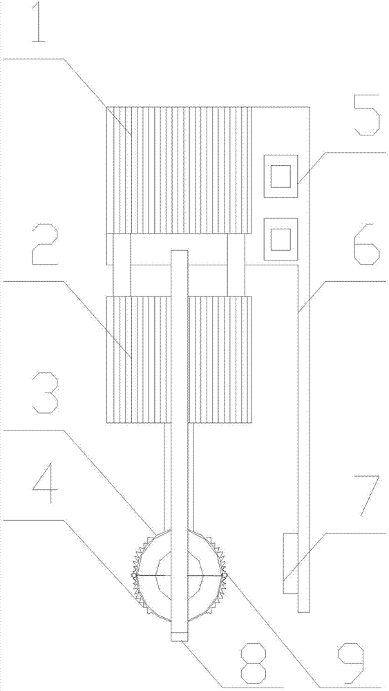 Garlic seed positive and negative state detection and correction unit for garlic planters