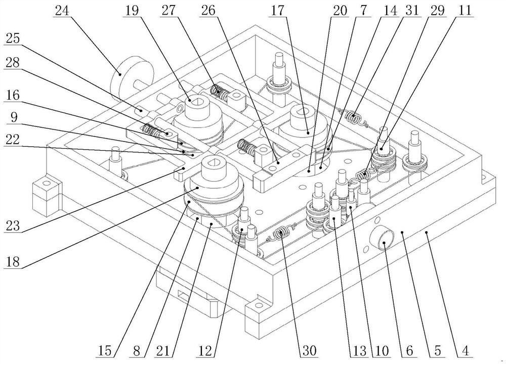 Minimally invasive surgical instrument based on flexible cable traction series elastic driving and use method thereof