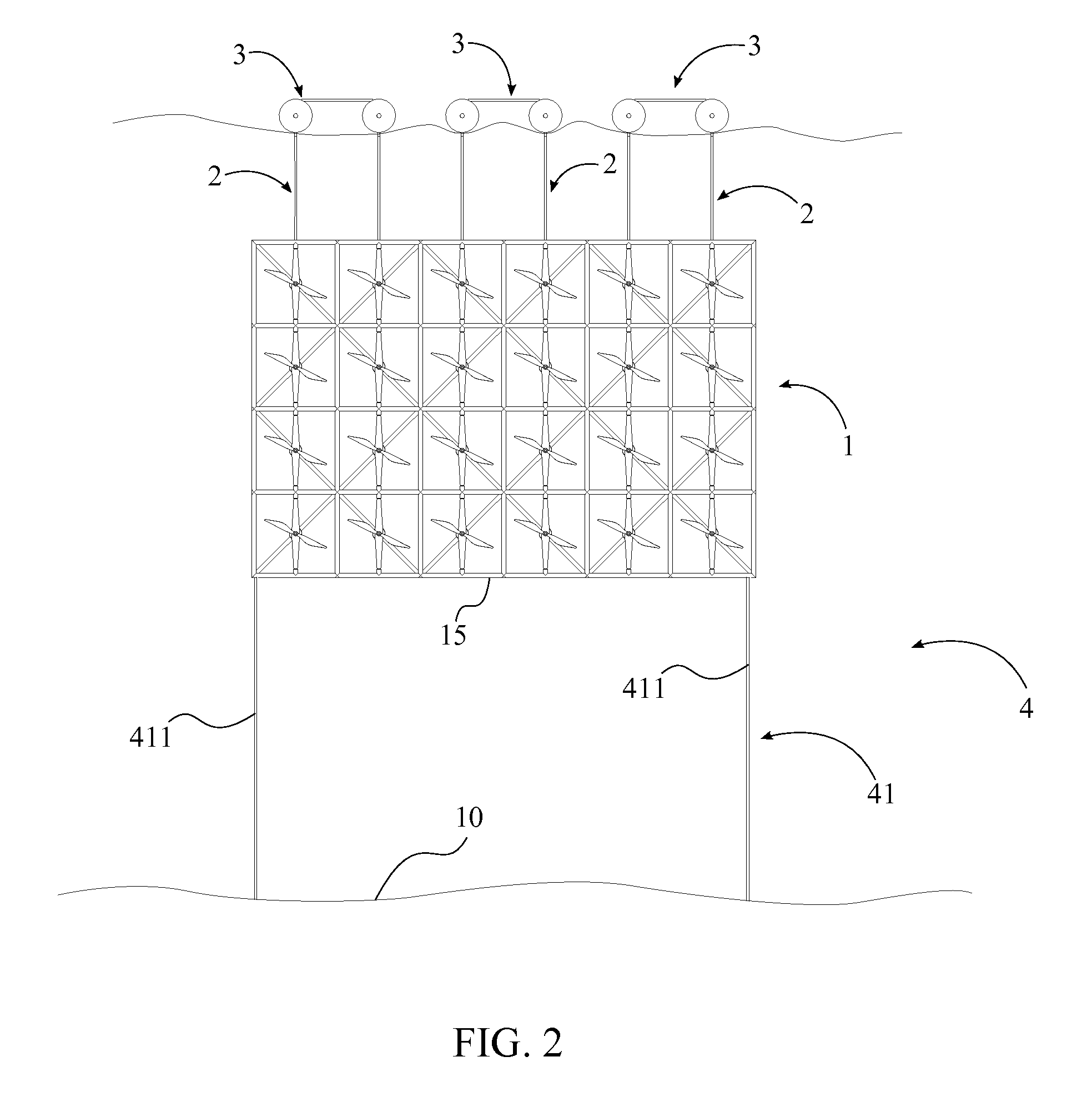 Hydroelectricity generating unit capturing marine wave energy and marine current energy