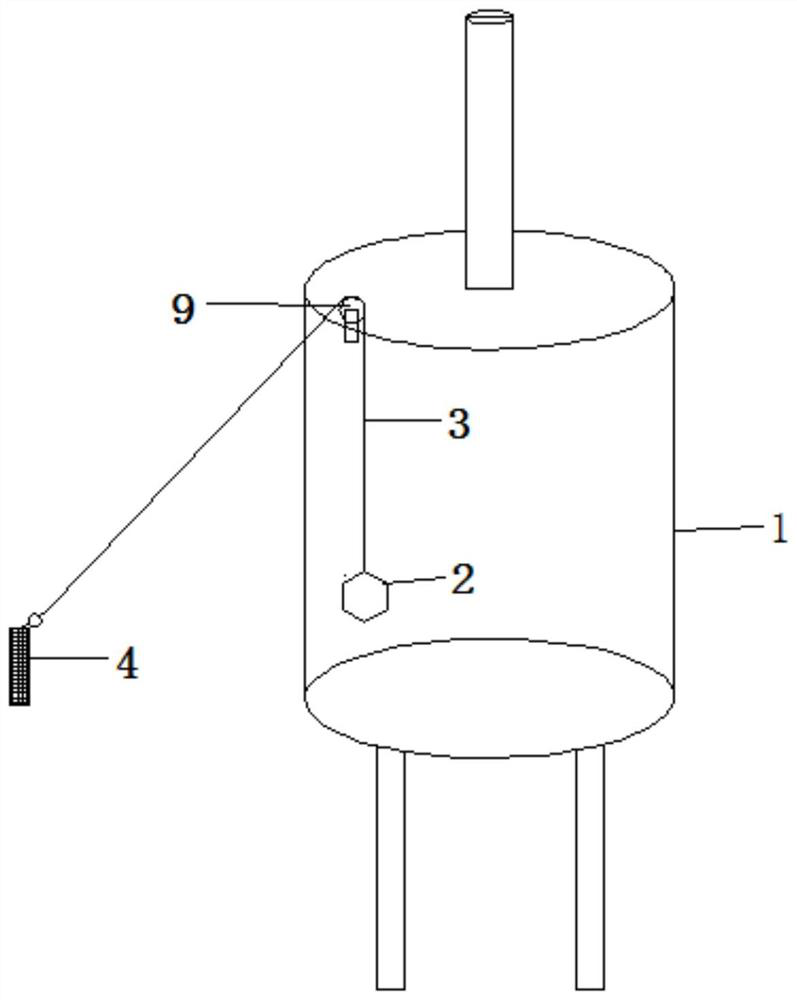 Ash tank capable of detecting amount of residual ash in real time