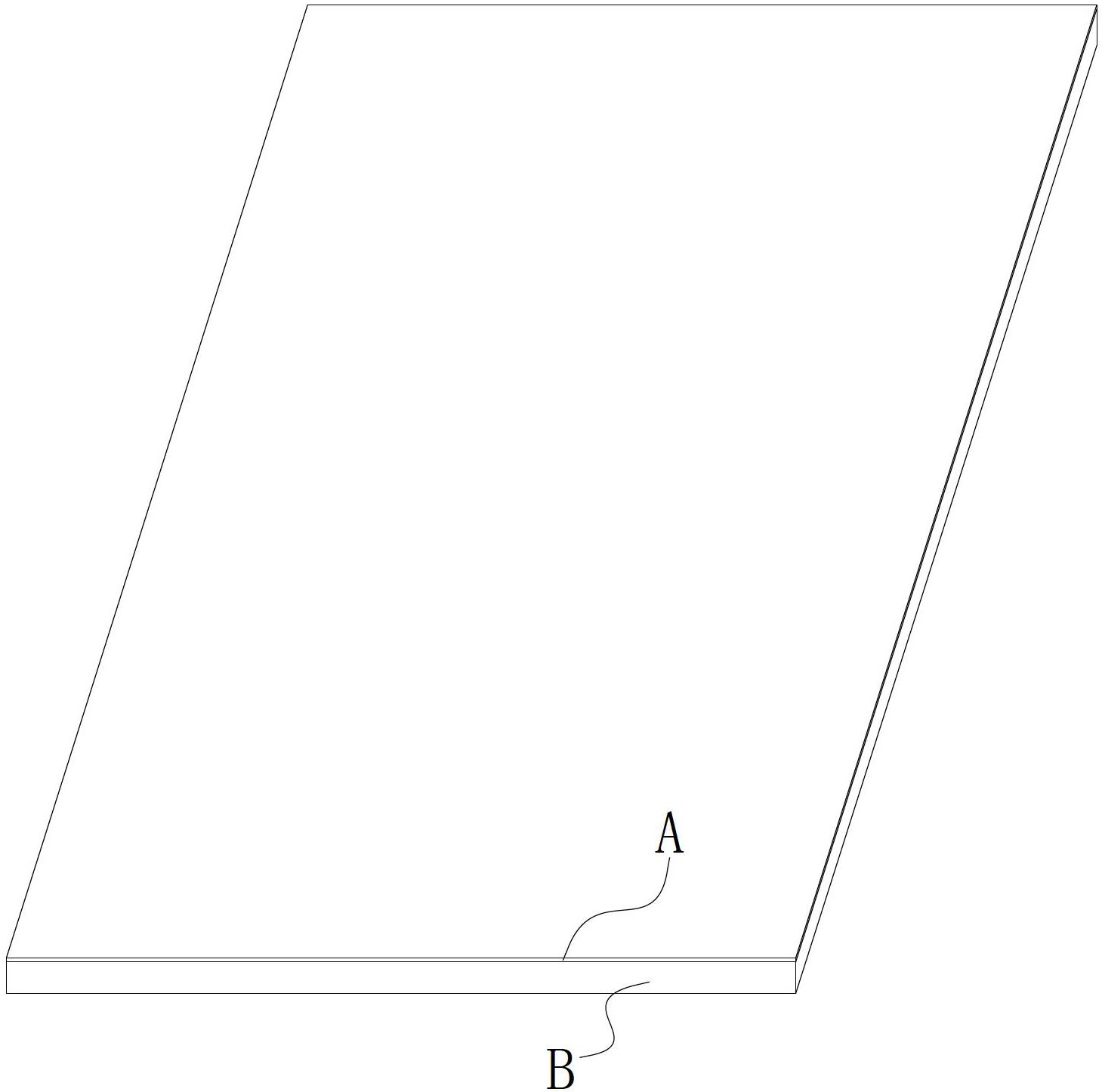 HIPS (High Impact Polystyrene) double-layer composite board for liner of refrigerating device and preparation method of HIPS double-layer composite board