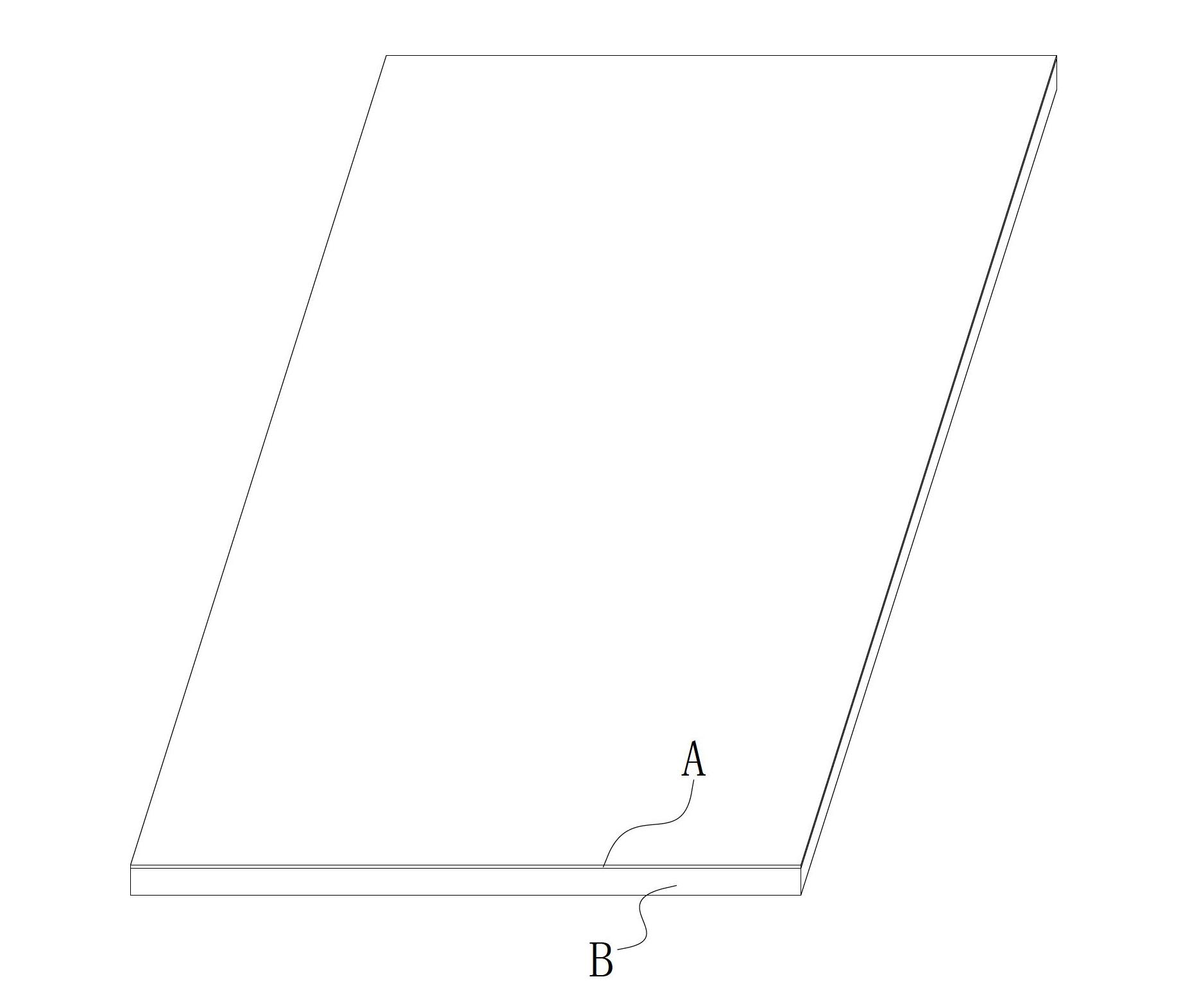 HIPS (High Impact Polystyrene) double-layer composite board for liner of refrigerating device and preparation method of HIPS double-layer composite board