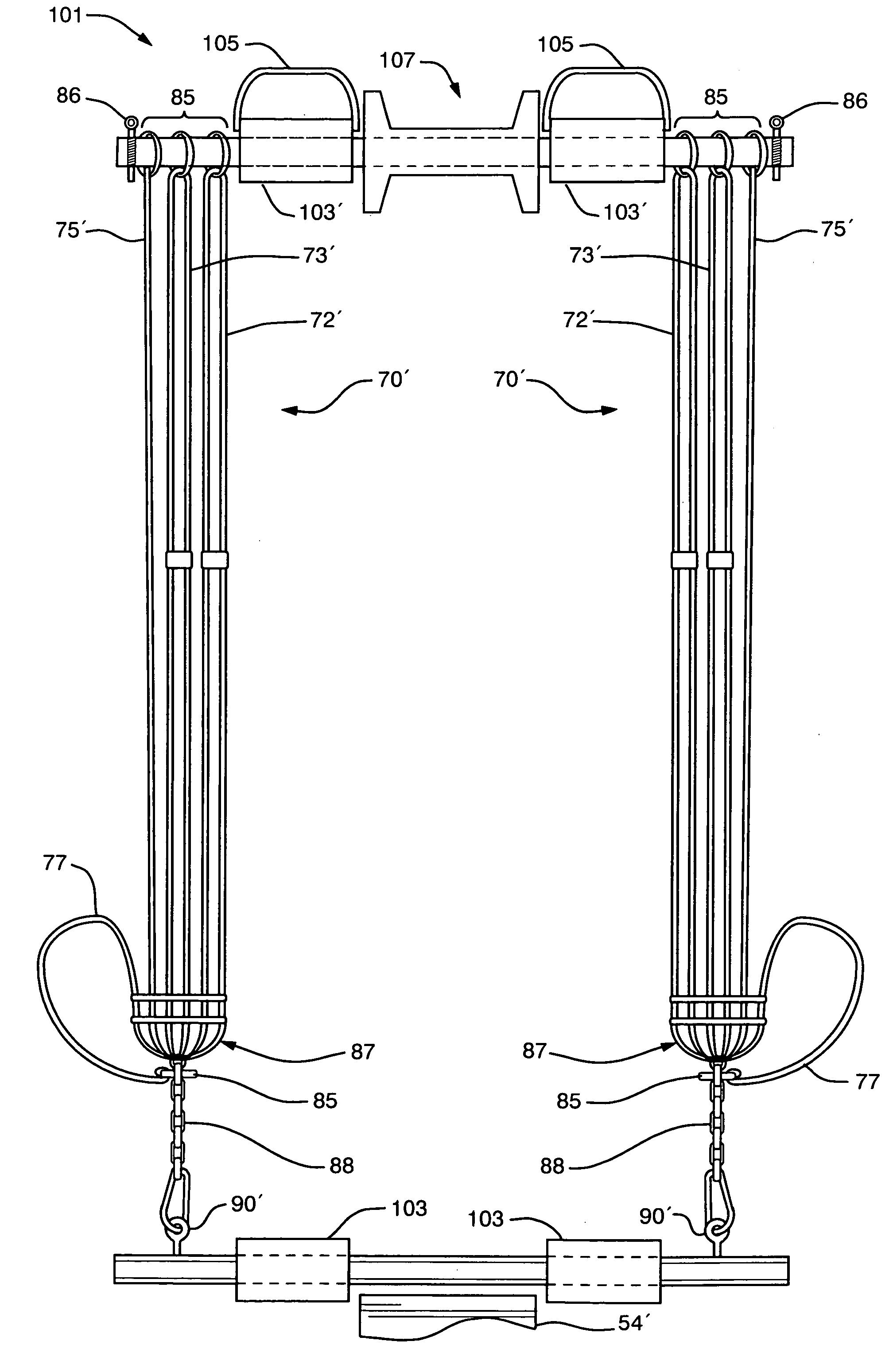 Portable excercise assembly