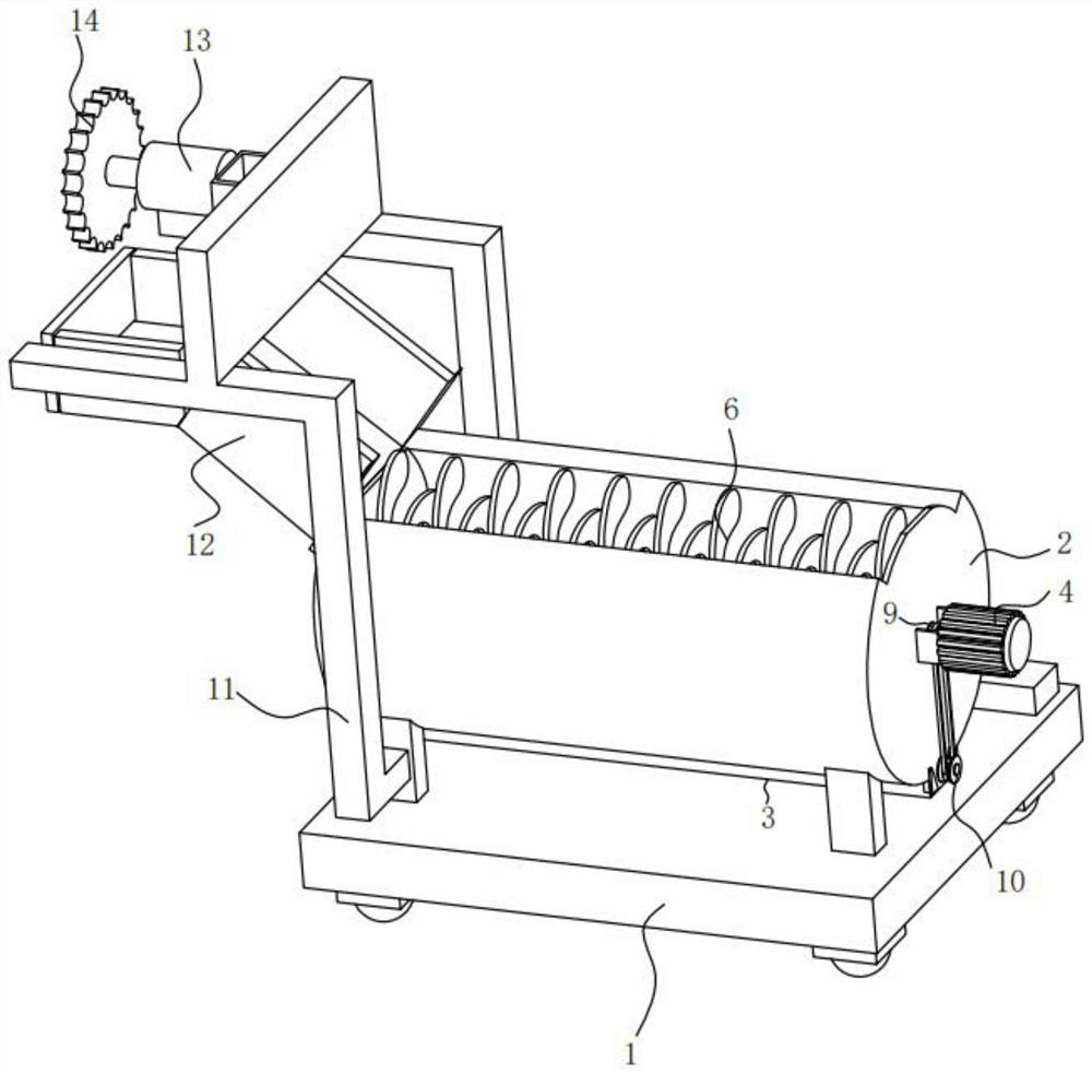 Forestry afforestation branch and leaf pruning device