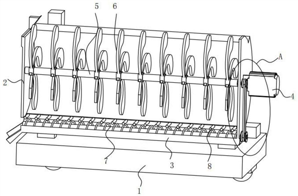 Forestry afforestation branch and leaf pruning device