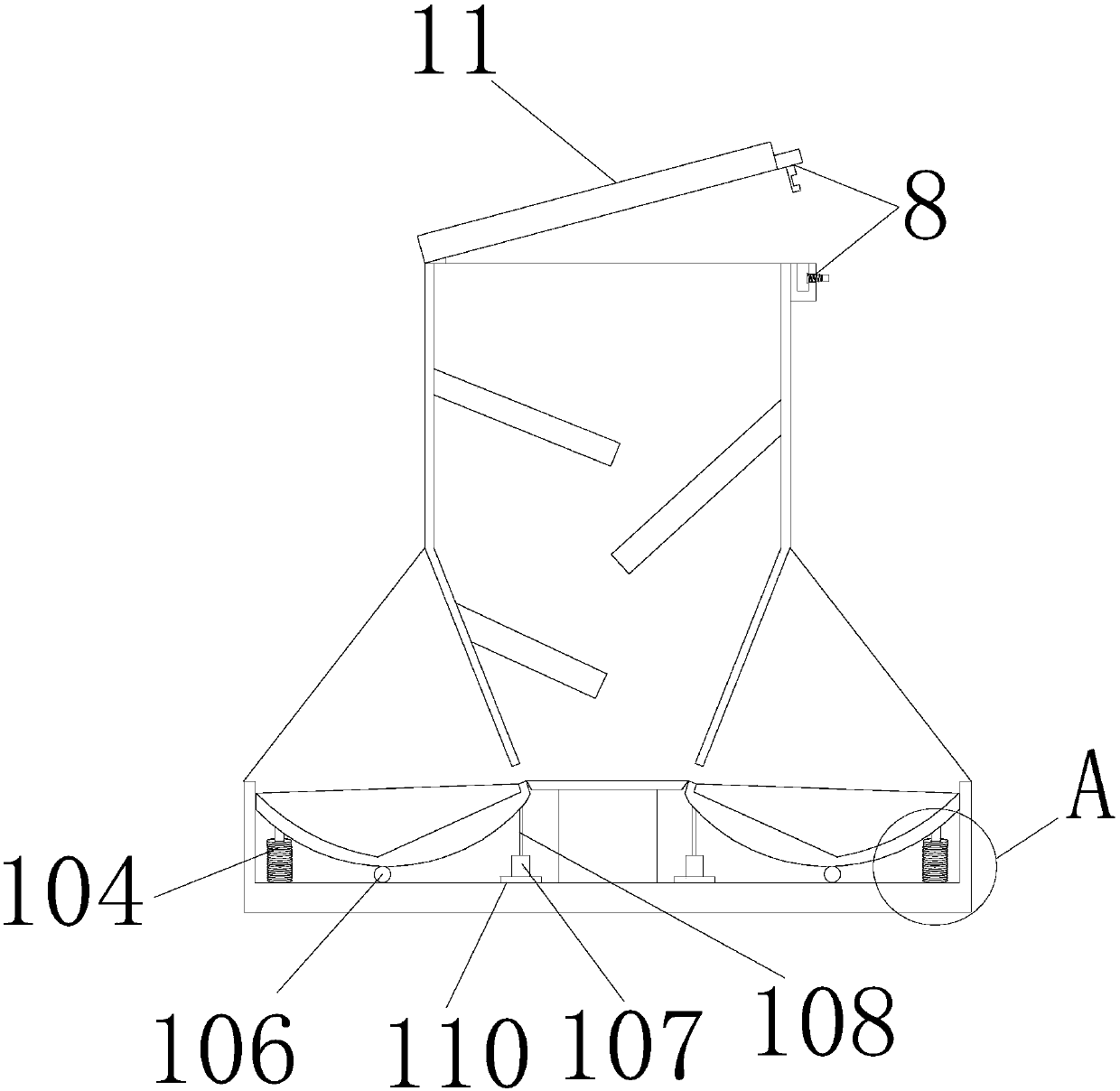 Feeding device for livestock