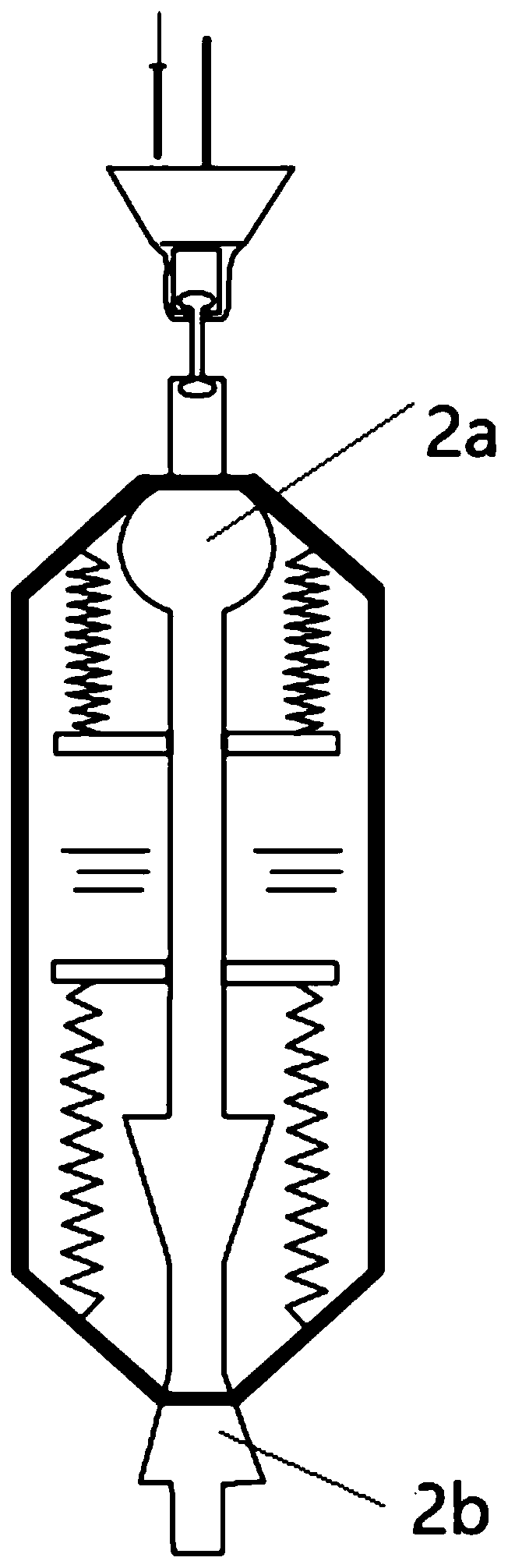 Field fixed-depth rapid water taking method