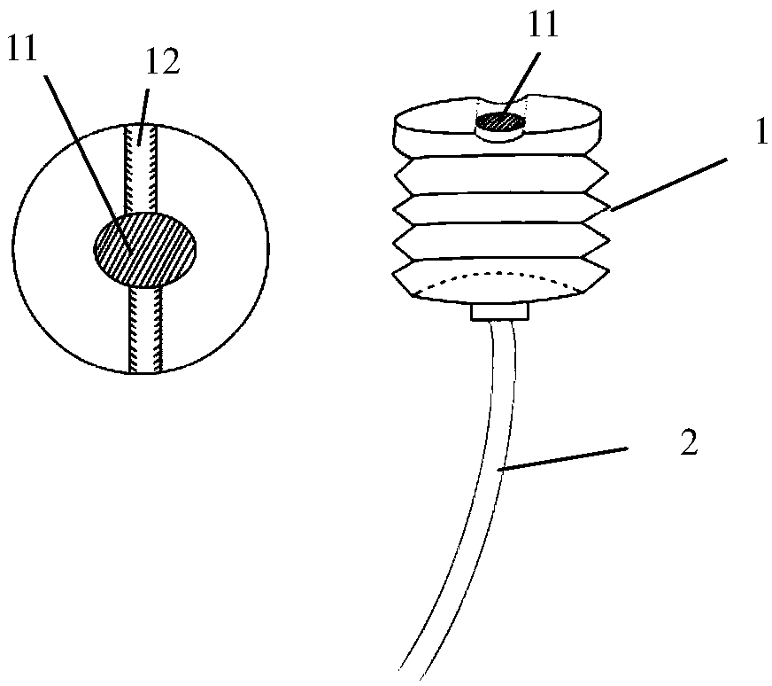 Middle ear repeated dosing device and artificial cochlea implanted electrode