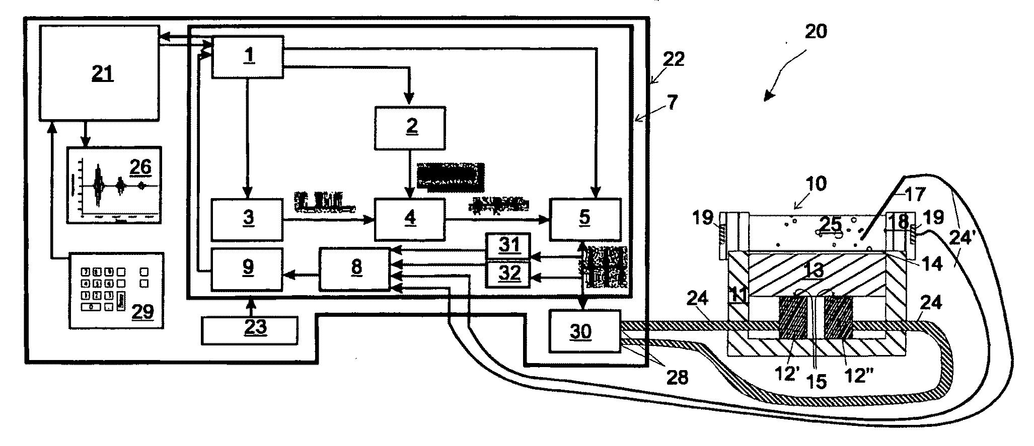 Device and Method for Determining the Dynamic Elastic Modulus of a Material