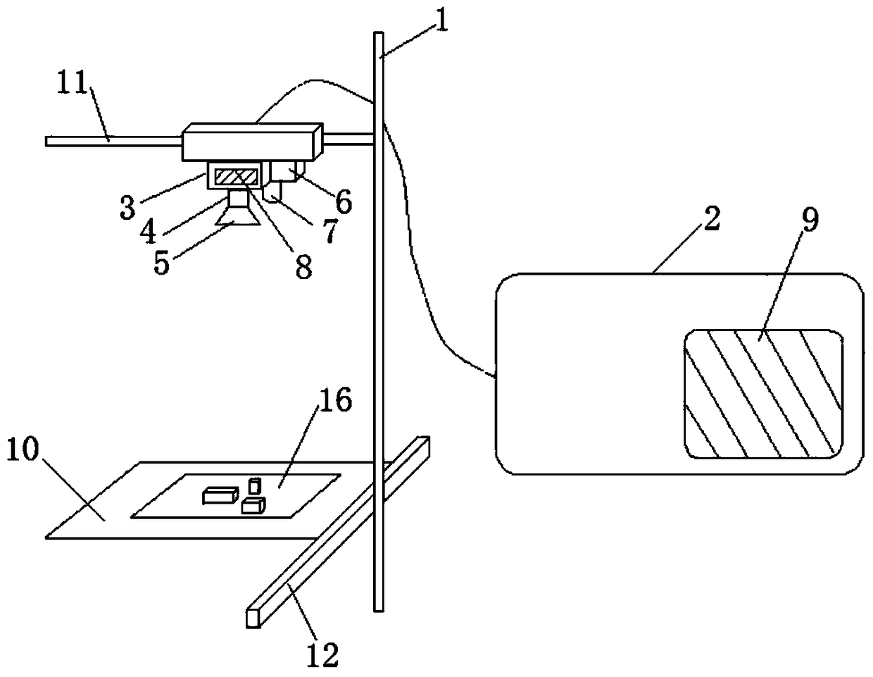 An infrared detection method and detection equipment for automatic positioning detection position