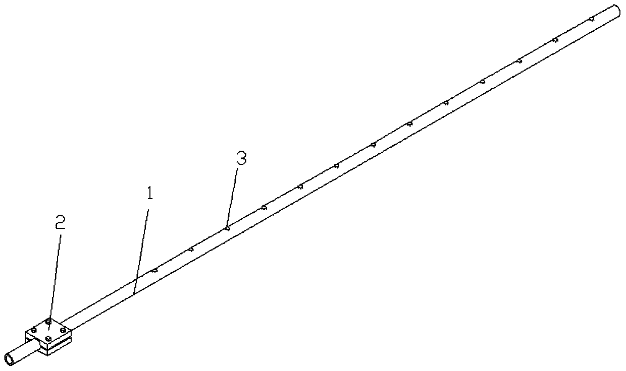 A device and method for quickly detecting the position of the lower step pad of a rolling mill