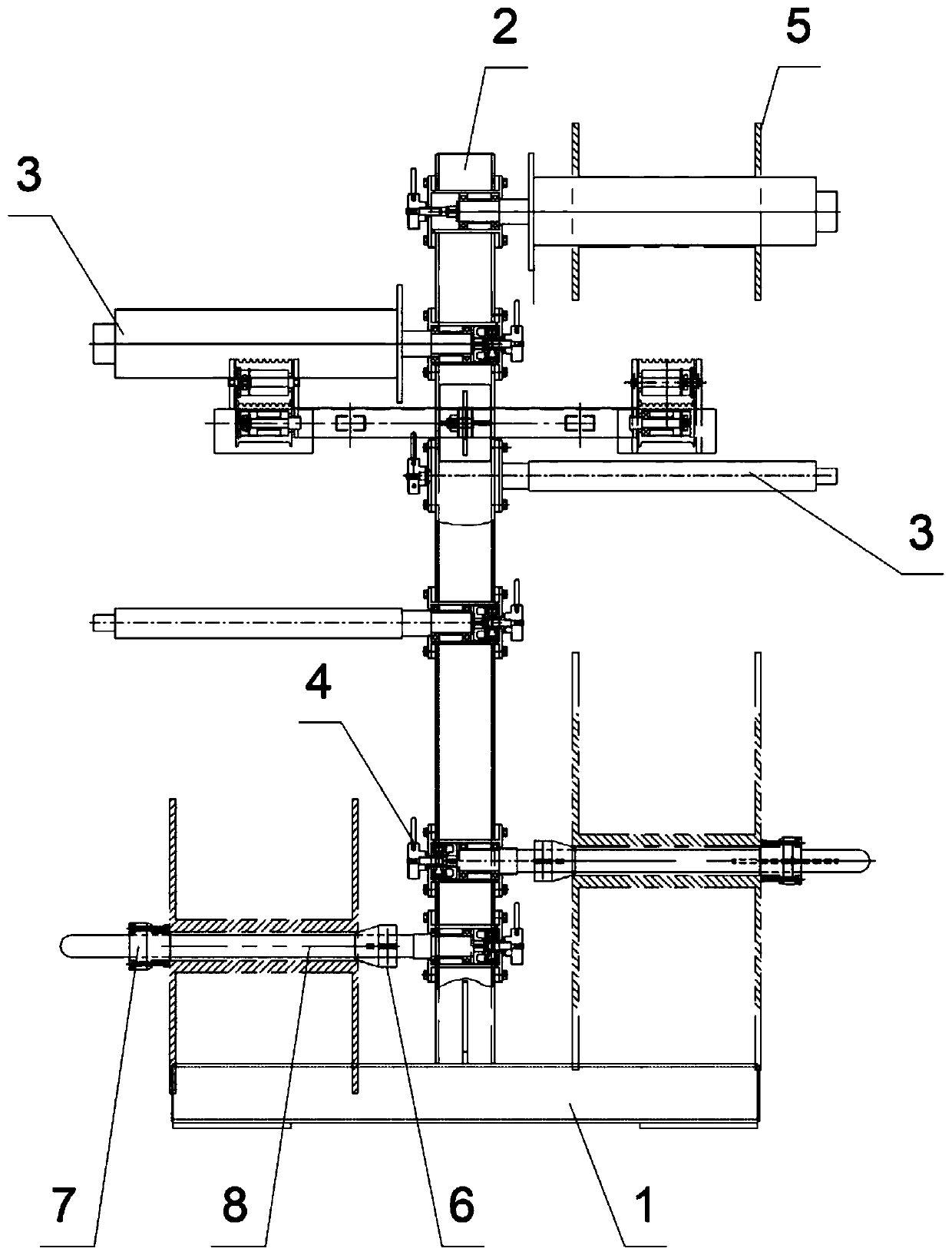 Vertical type pay-off rack