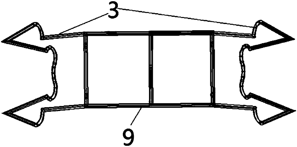 A wire-frame-shaped hexagonal screw clamping tool for installing an air conditioner