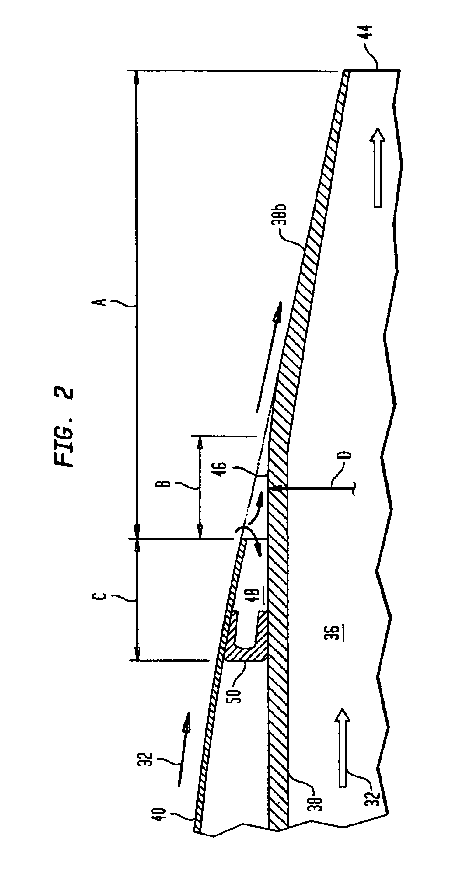 Recessed engine nacelle