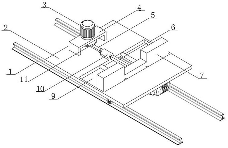 Railway track maintenance rust mark polishing device