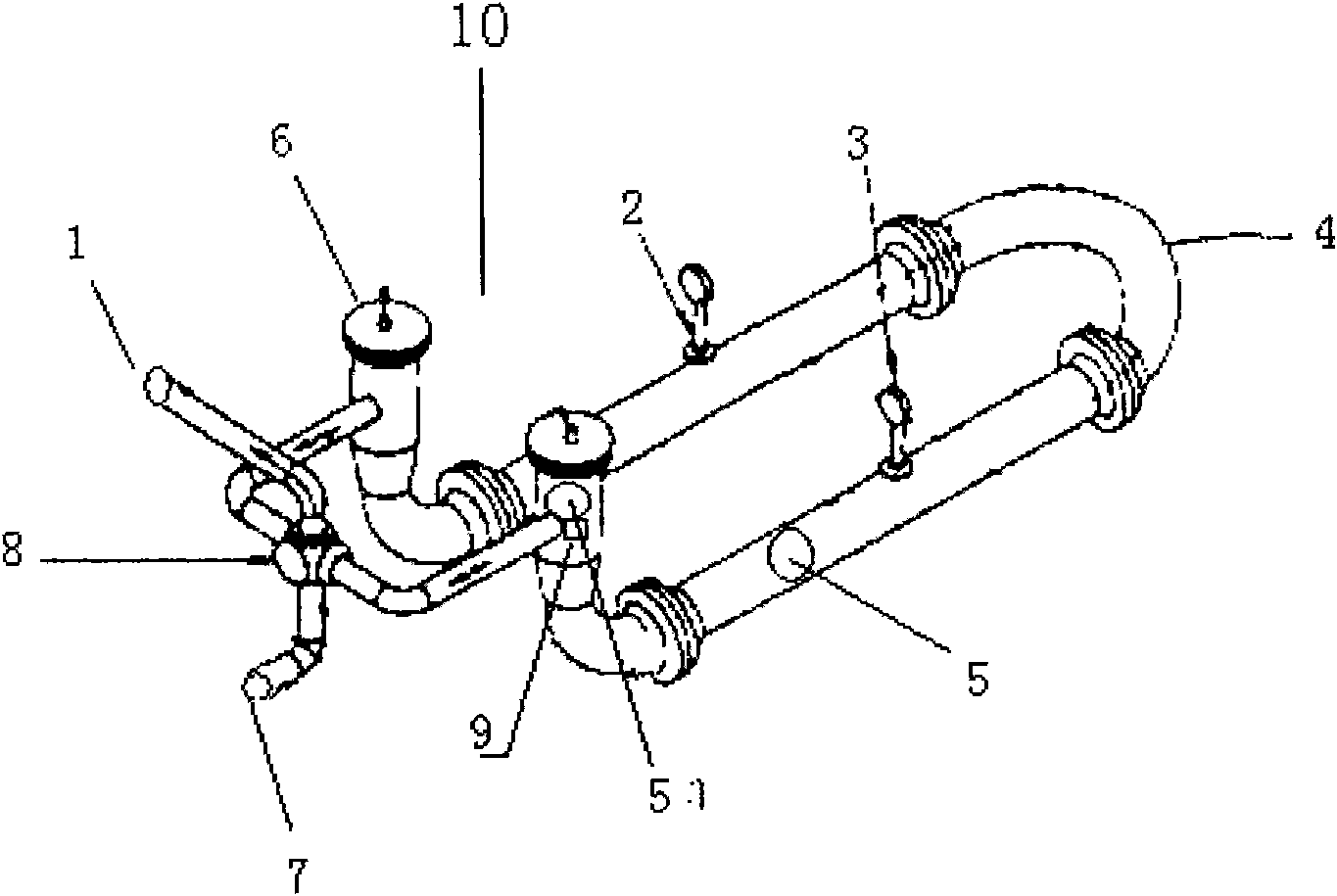 Bidirectional double-ball standard volume tube