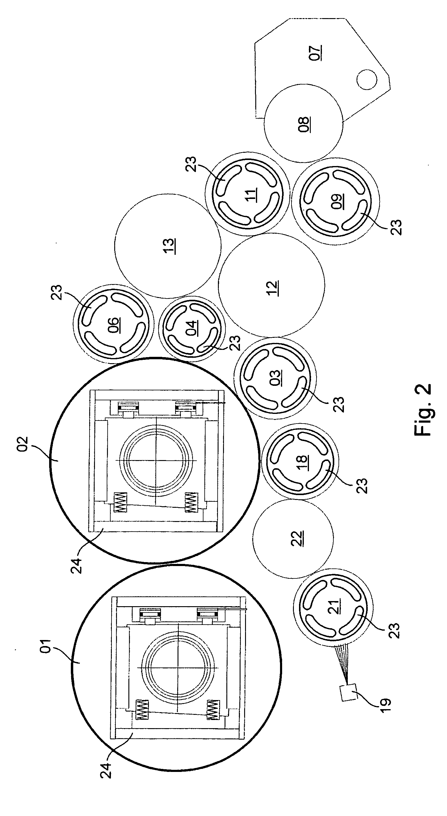 Inking unit of a rotary press, comprising a film roller