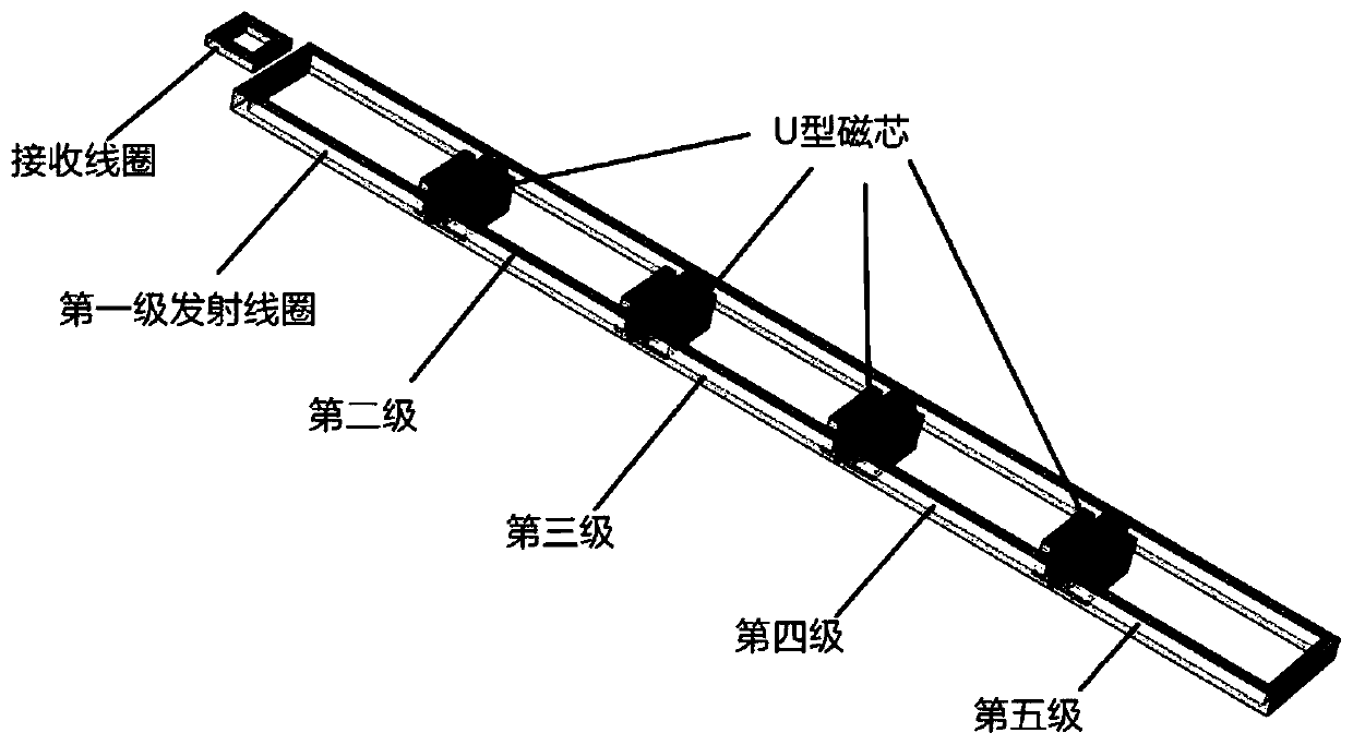 Cascaded wireless charging system of electric power inspection robot and control method