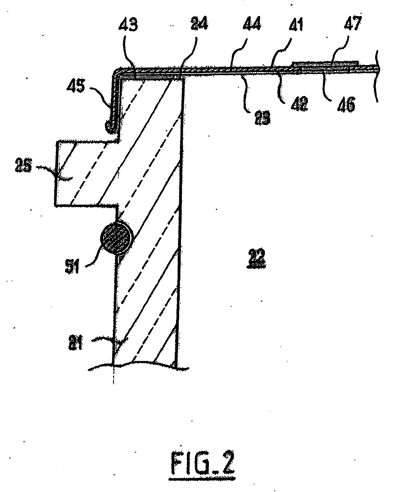 Container of the type comprising a receptacle and a hinged lid