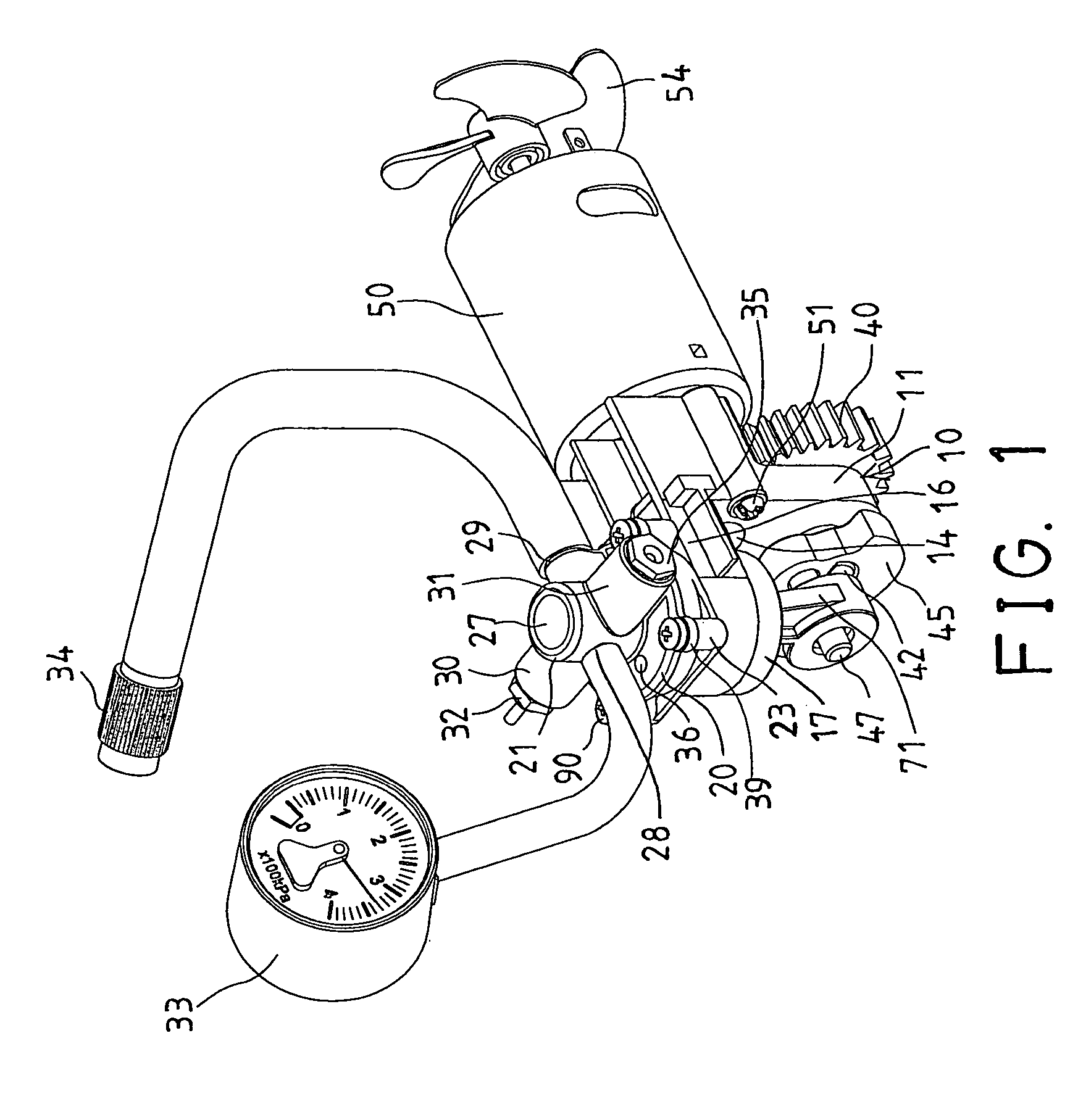 Air compressor having changeable structure